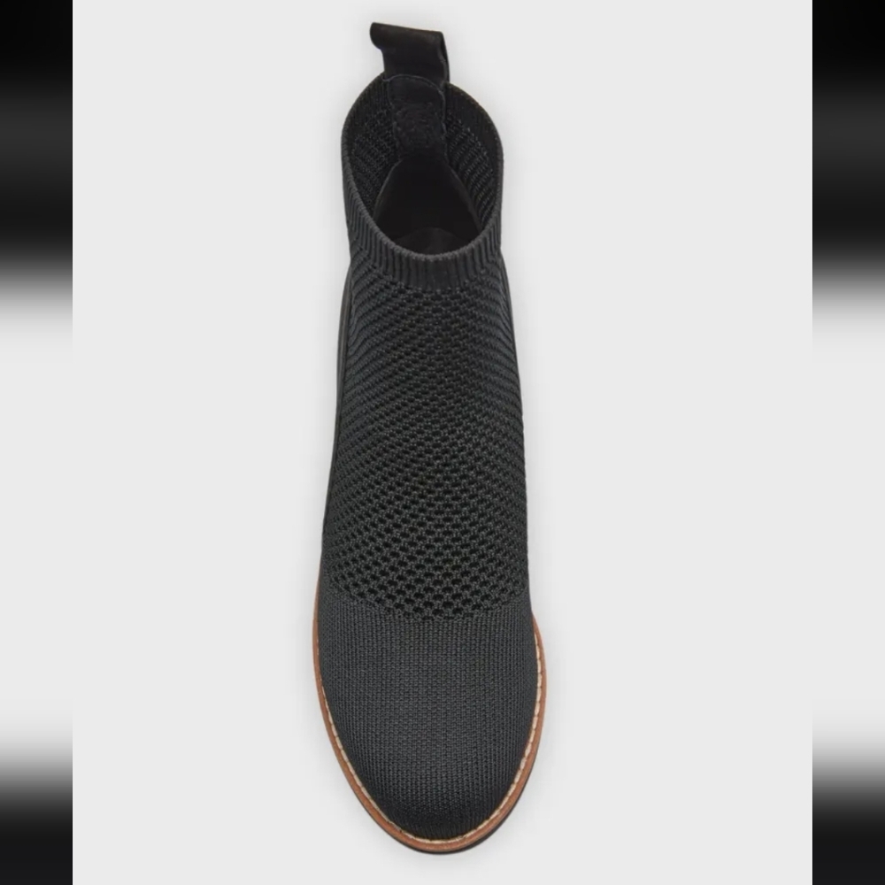 Eileen Fisher Quill Stretch Knit Booties Black Women's 7.5 - Picture 4 of 15